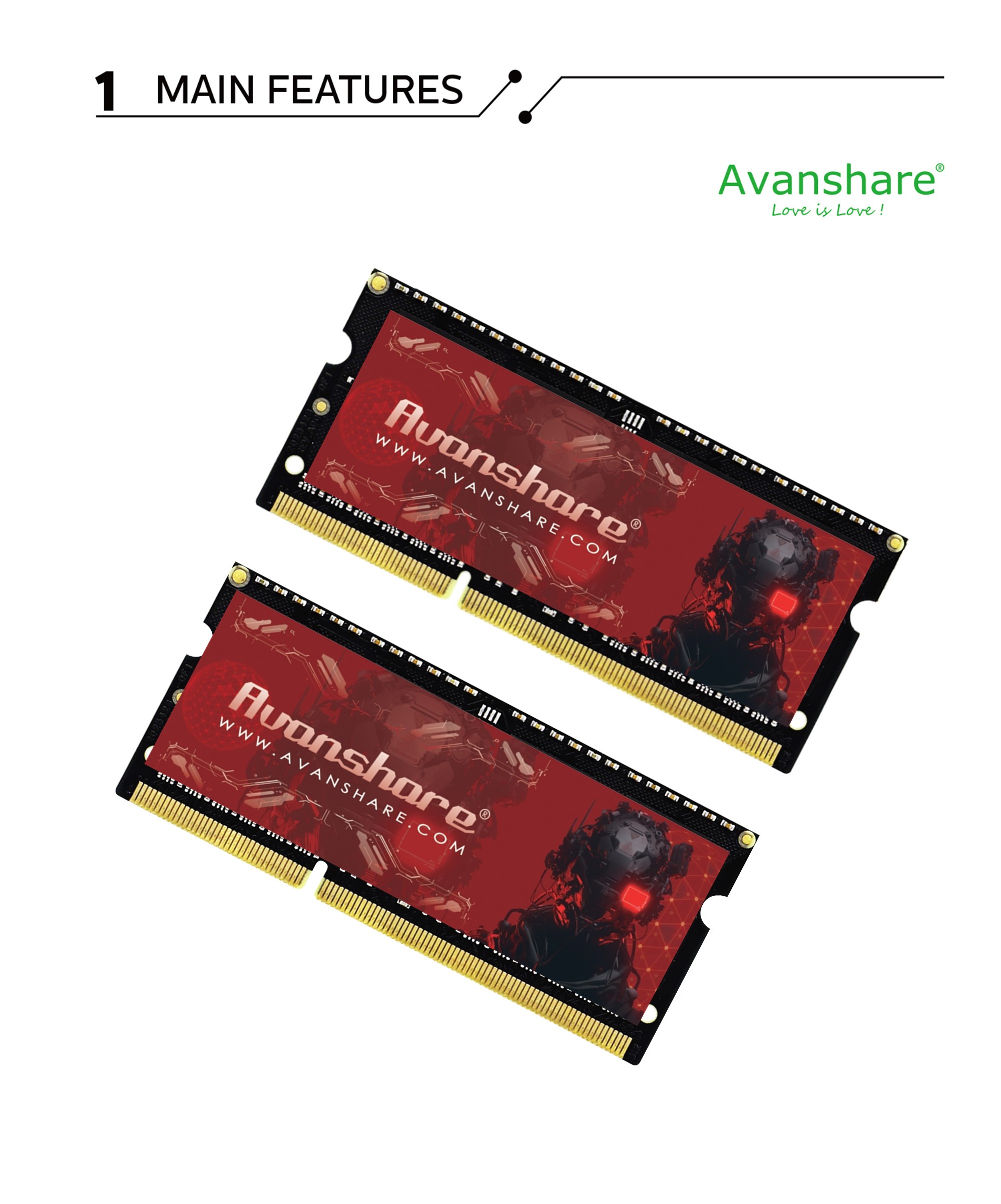 Ddr4 3200Mhz - Avanshare Ram Memory DDR5 DDR4 DDR3