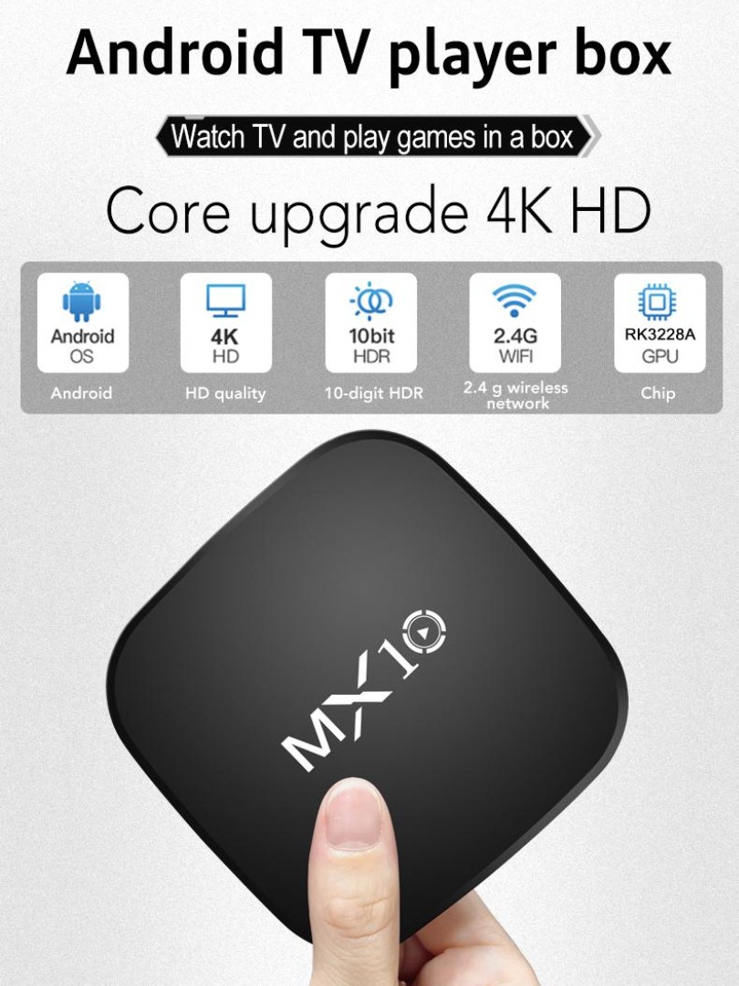 Set-Top TV Box MX10 Allwinner  - Ddr3 8Gb recension och pris