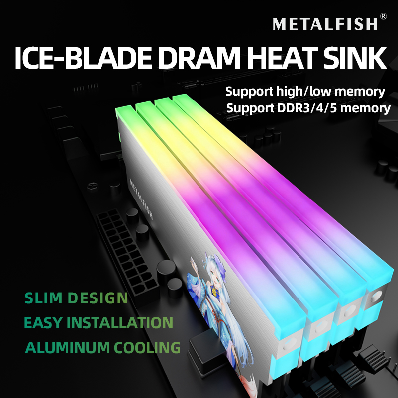 METALFISH DRAM Heatsink 5V-3PI - Ram Memory Module recension och pris